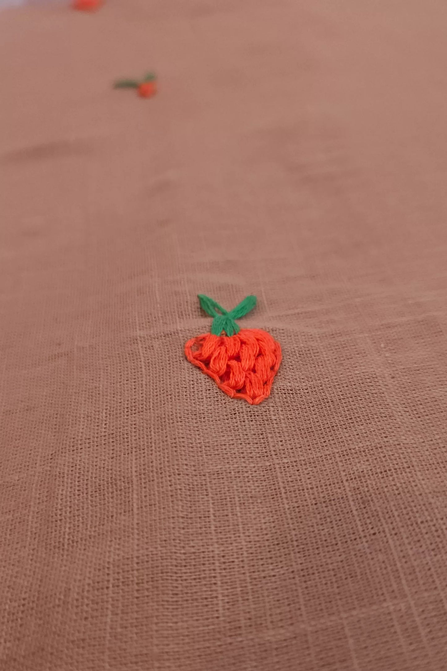 Khaki Strawberry Plant Suit Set