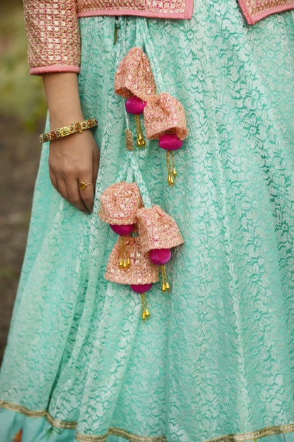 Sequined Blazer Lehenga