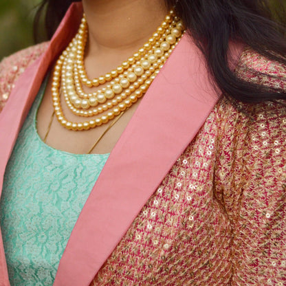 Sequined Blazer Lehenga