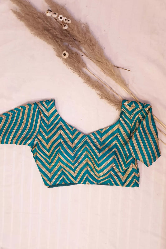 Gotapatti Chevron Blouse