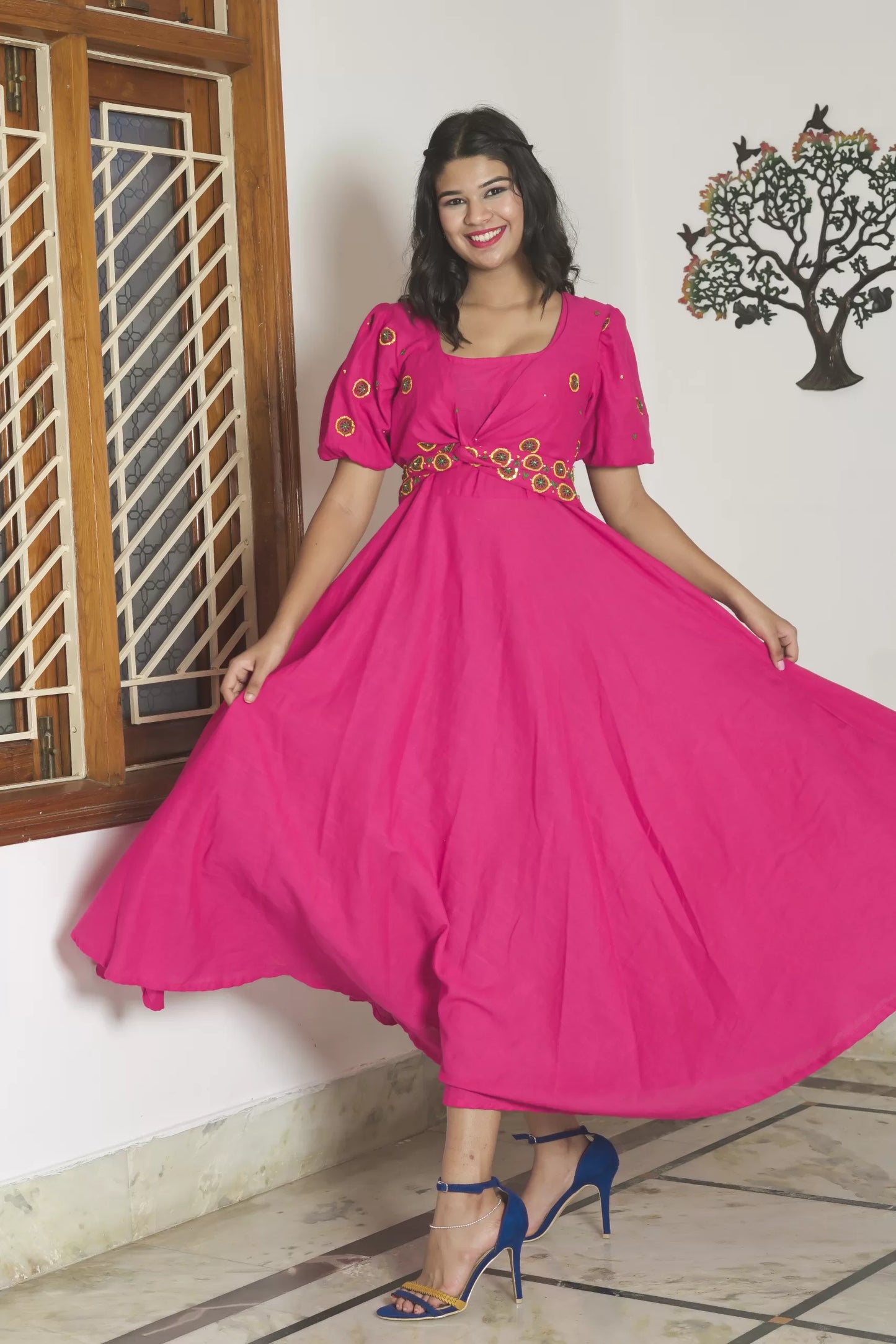 Pink Kiwi Orchard Dress