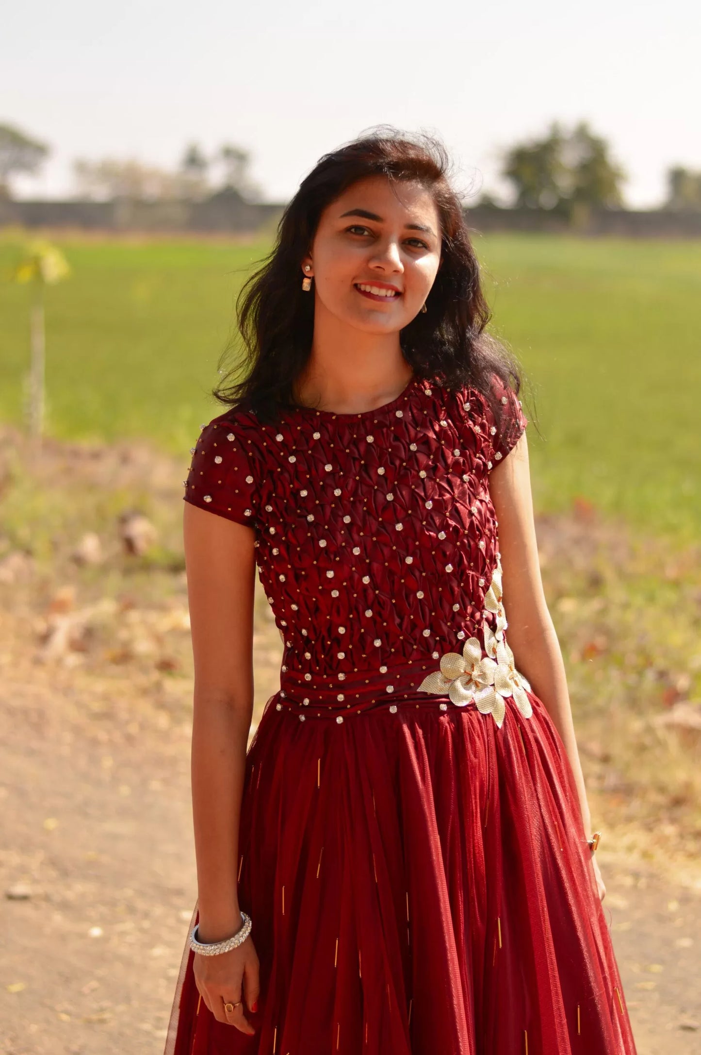 Red Princess Gown