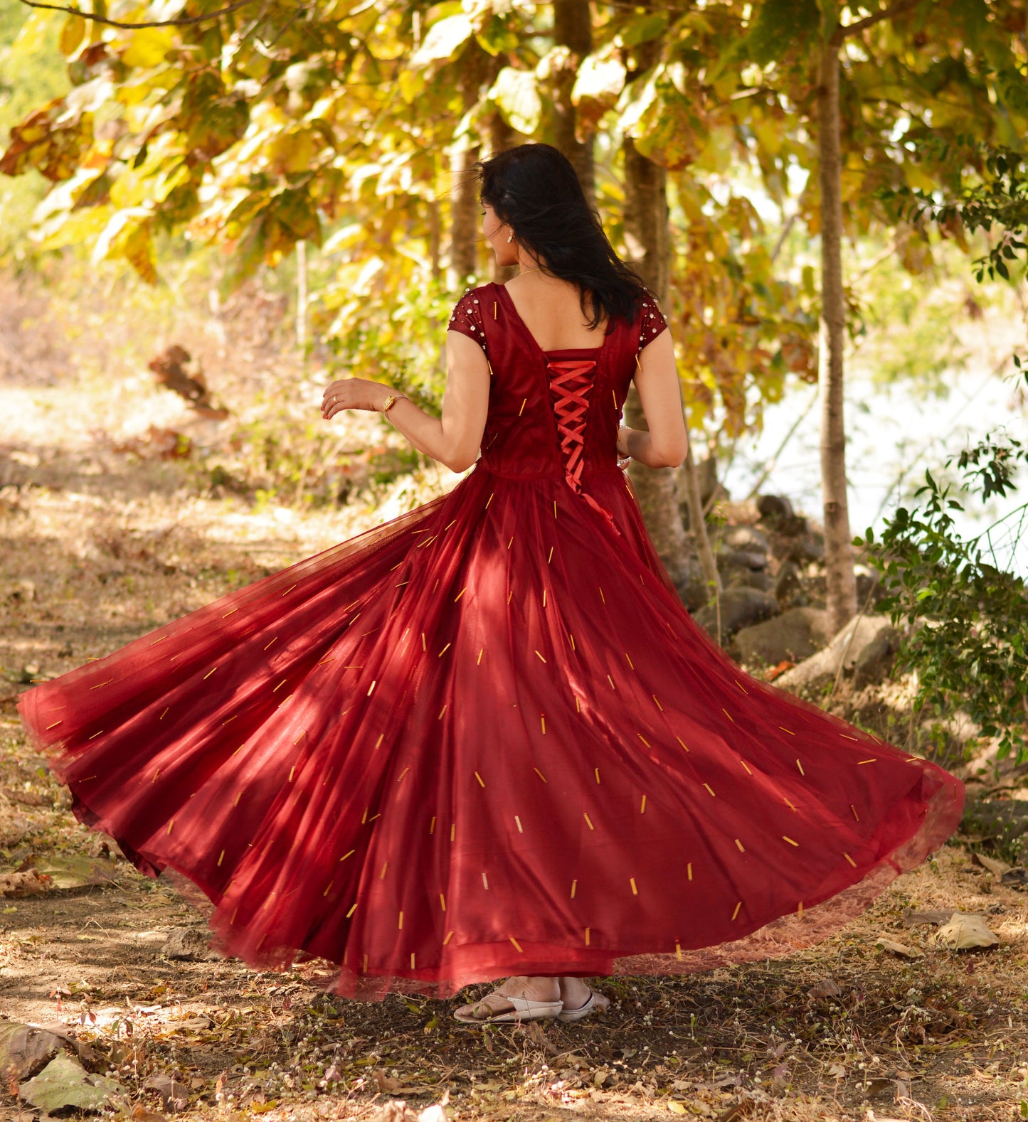 Red Princess Gown