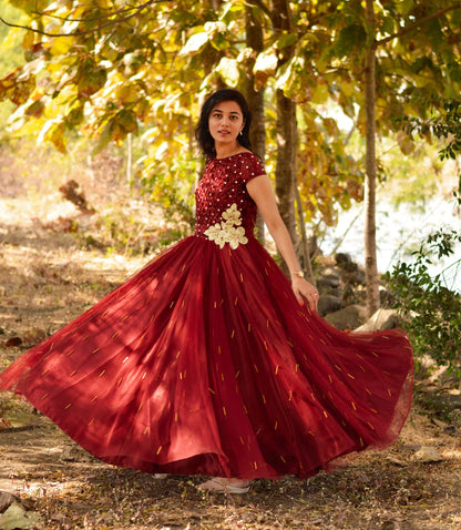 Red Princess Gown