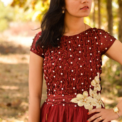 Red Princess Gown