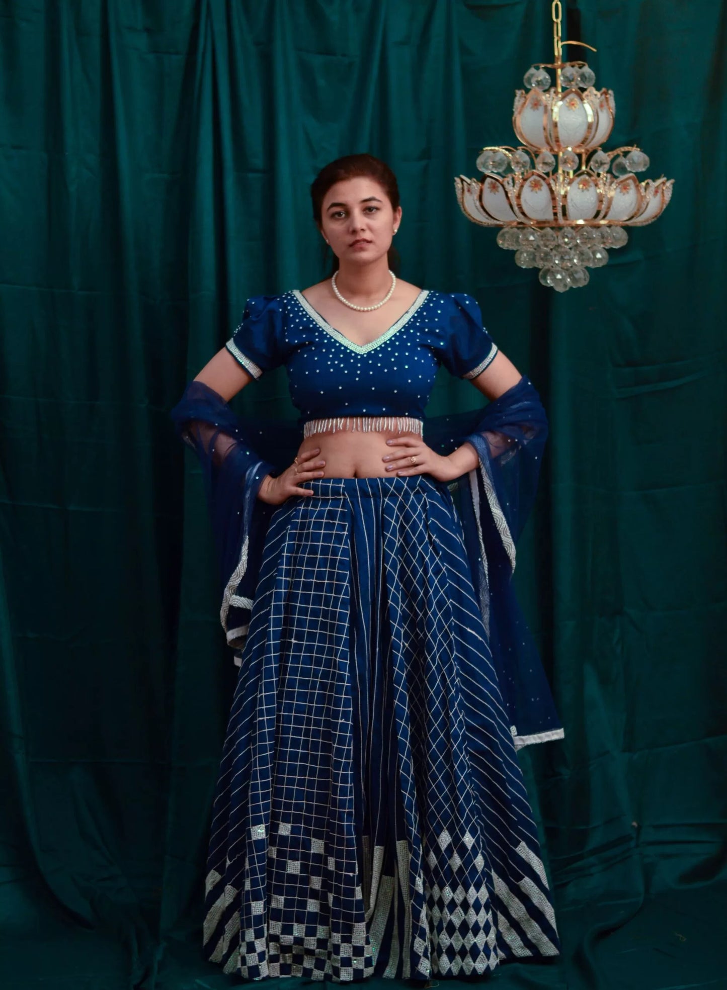 Midnight Sky Lehenga