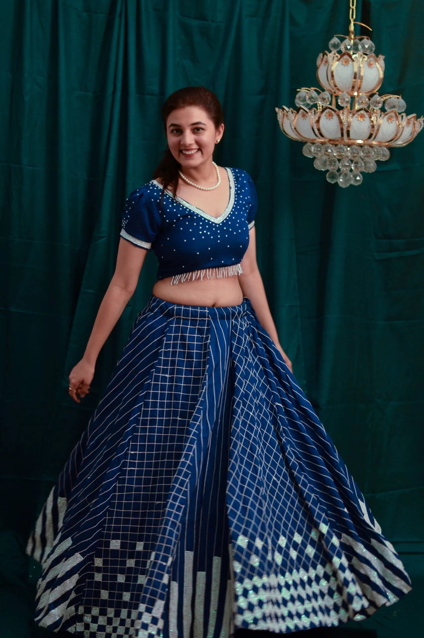 Midnight Sky Lehenga