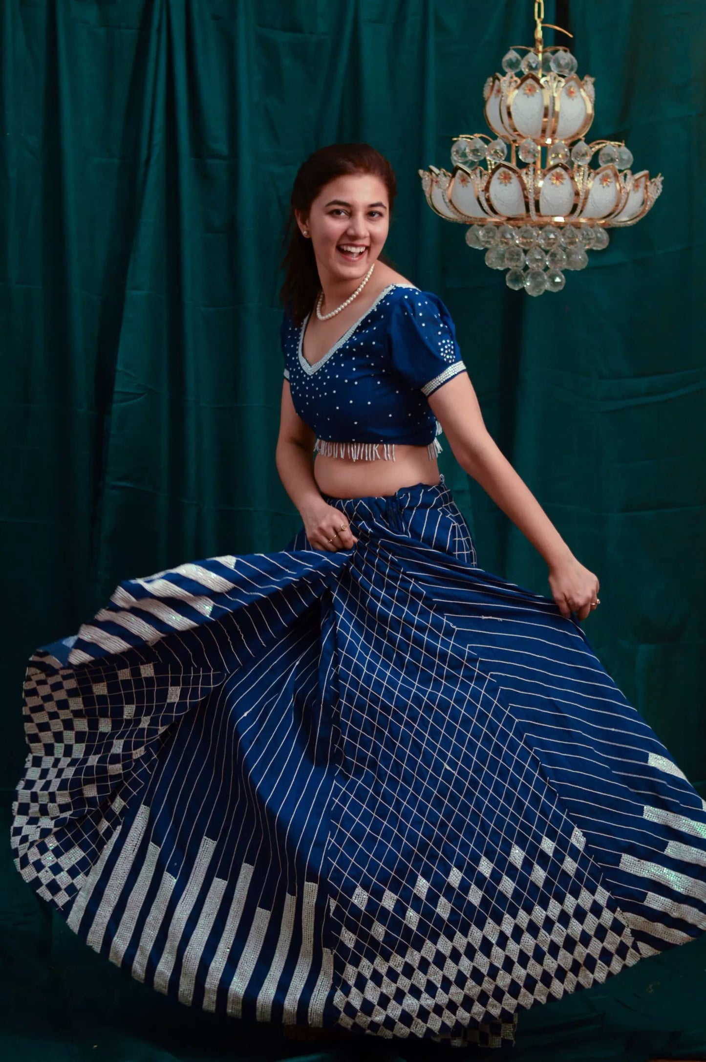 Midnight Sky Lehenga