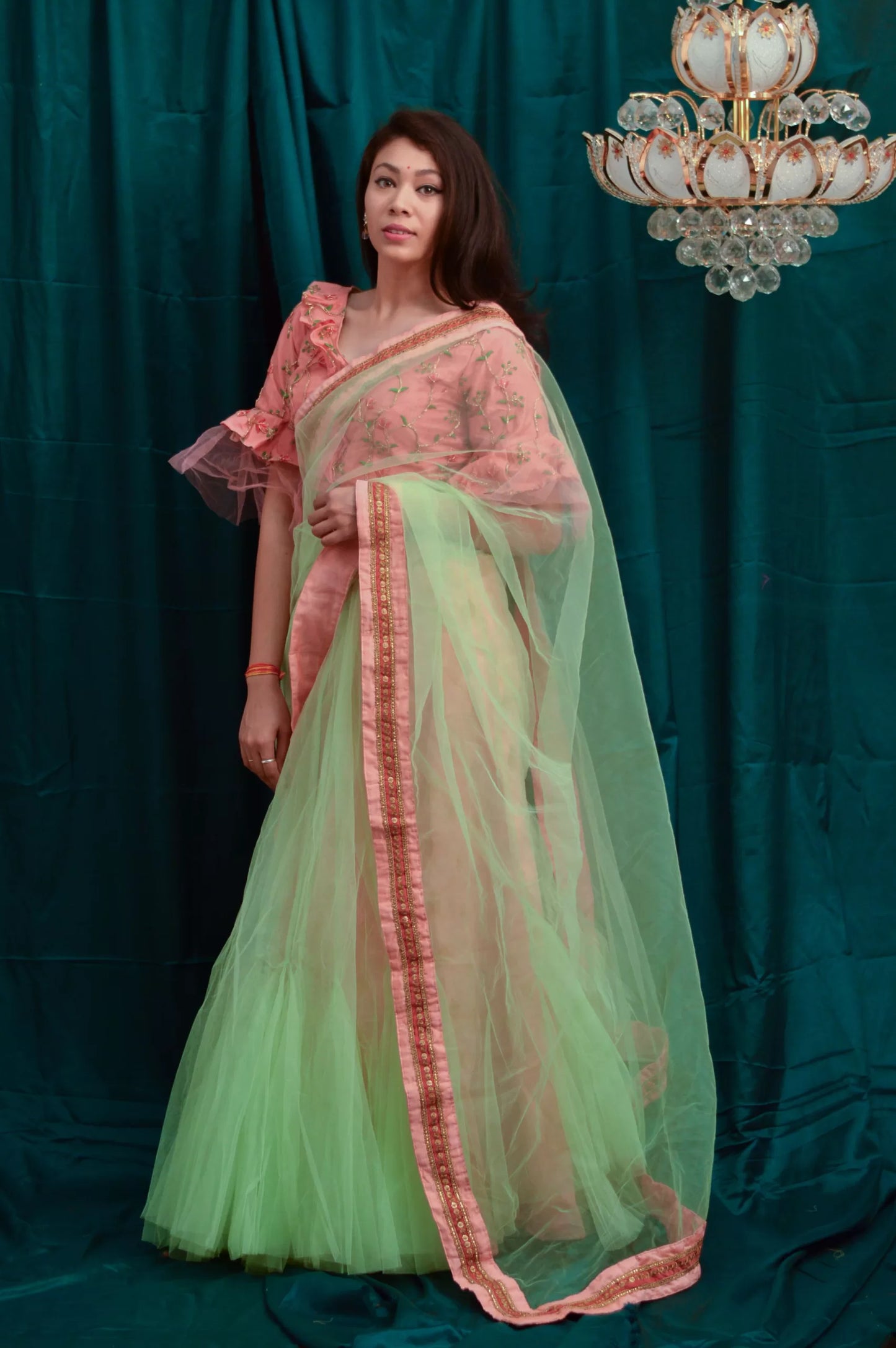 Fish Tail Lehenga Saree