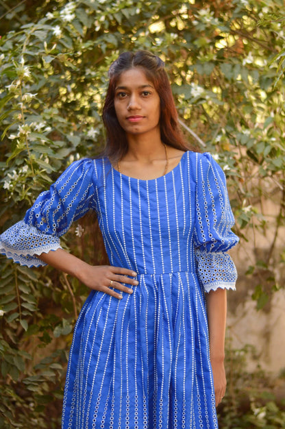 South Cotton Blue Dress