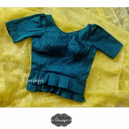 Simple Peplum Top Blouse