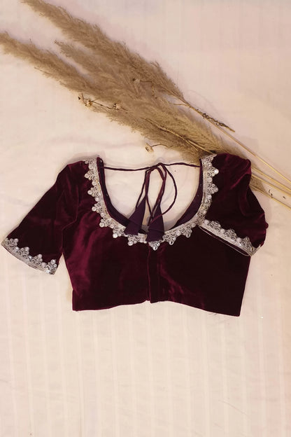 Purple Mirror Blouse