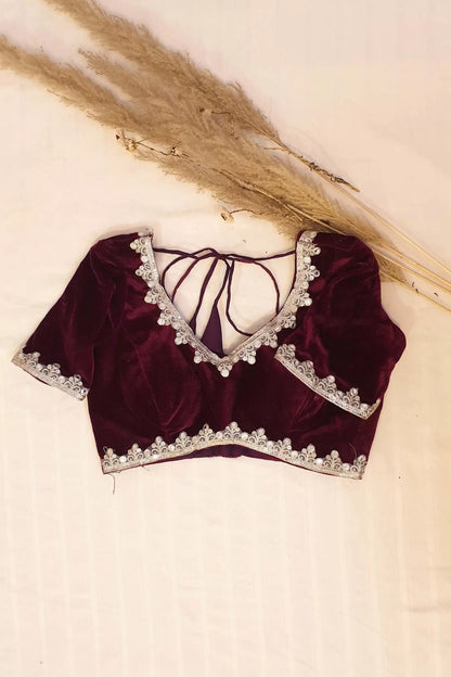 Purple Mirror Blouse